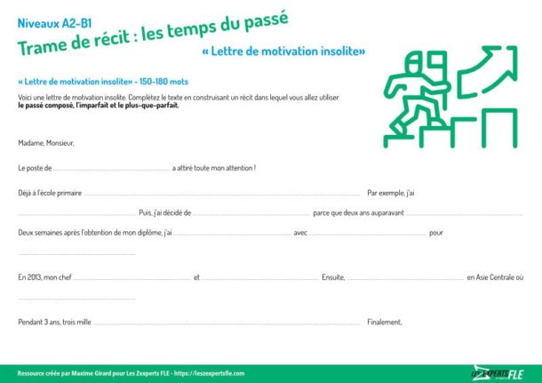 Faites écrire vos A2 les temps du passé Les Zexperts FLE