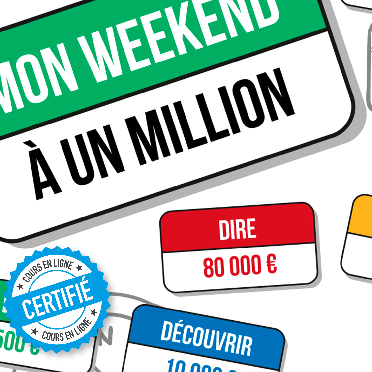 Poster jeu : mon weekend à un million