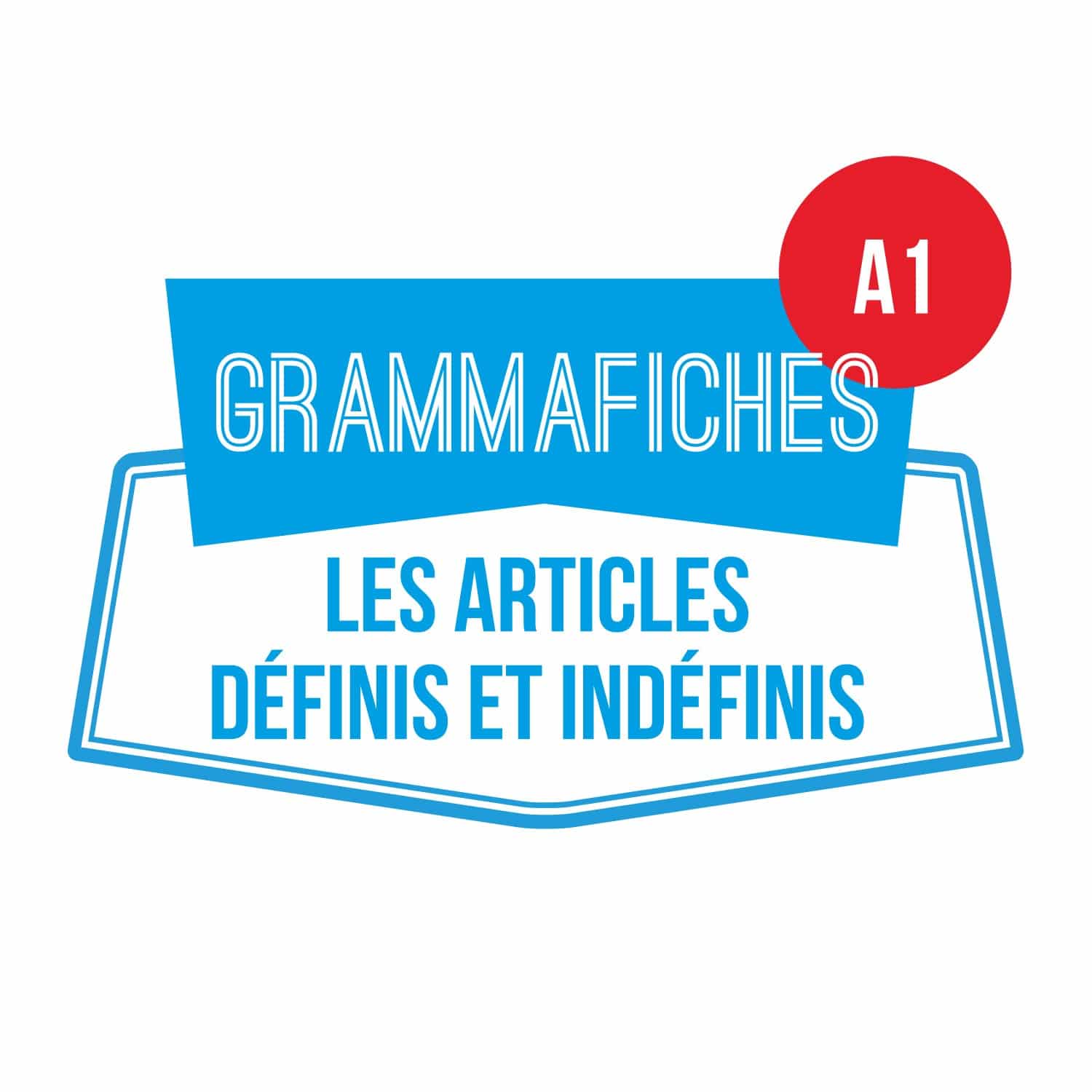 Grammafiche A1 : les articles définis et indéfinis
