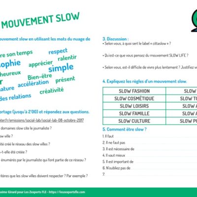 parler du mouvement slow