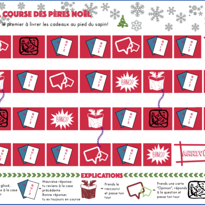 La course des pères Noël