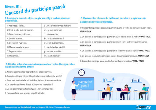 Accord des participes passés