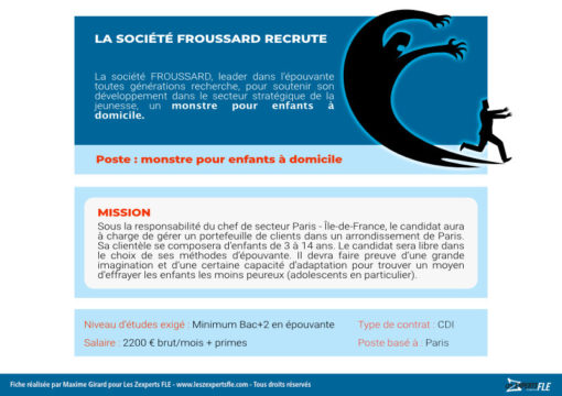 recherche emploi FLE