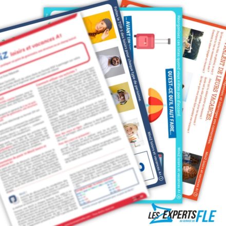 10 activités de vocabulaire FLE sur les loisirs A1 - Les Zexperts FLE