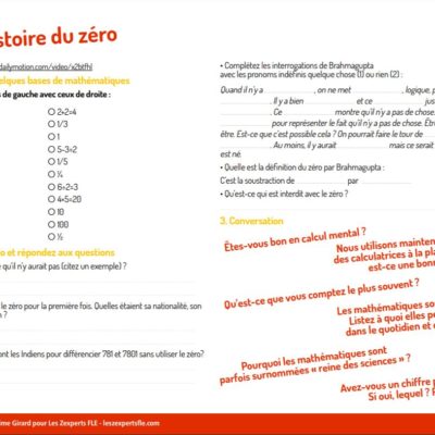 mathématiques FLE