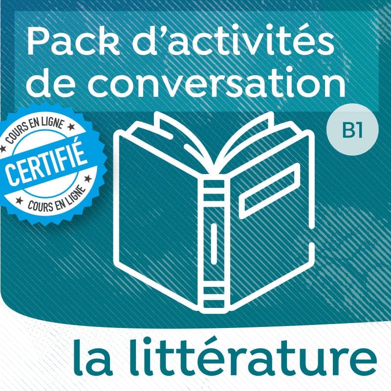 Pack de conversation sur le thème de la littérature (B1)