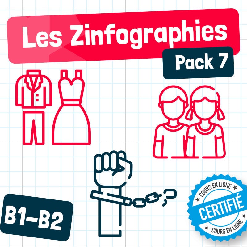 Les Zinfographies – Pack 7 (B1-B2)