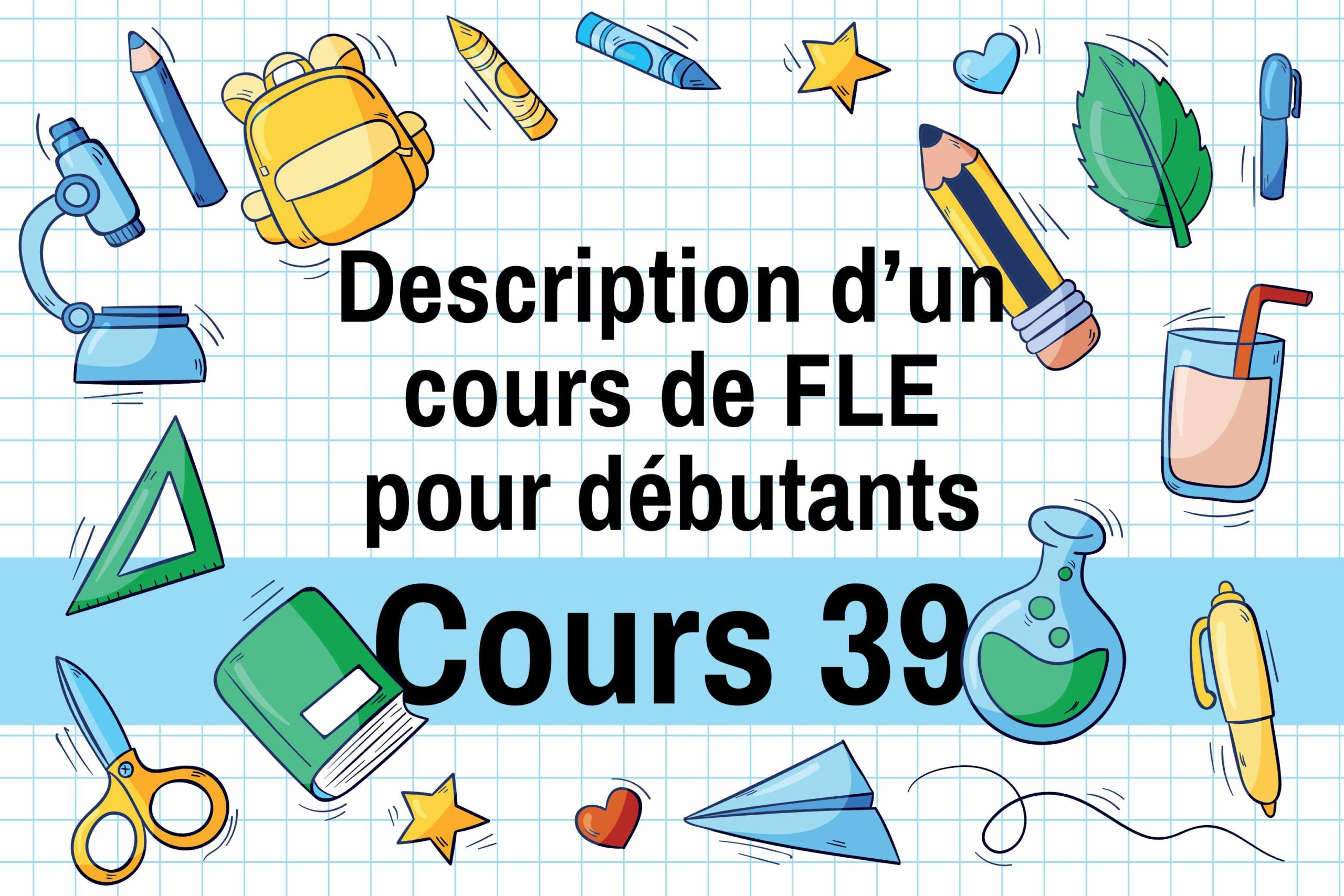 Cours 39