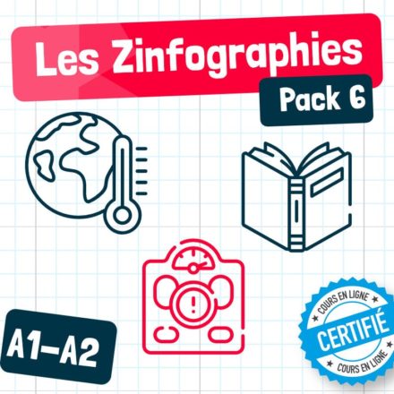 Les Zinfographies – Pack 6 (A1-A2)