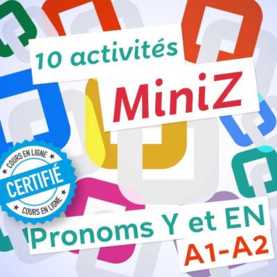 Miniz pronoms Y et EN FLE A1-A2