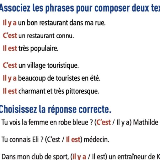 grammaire pack exercices fle A1