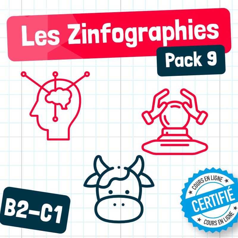 Les Zinfographies – Pack 9 (B2-C1)