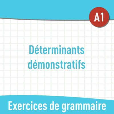 déterminants démonstratifs