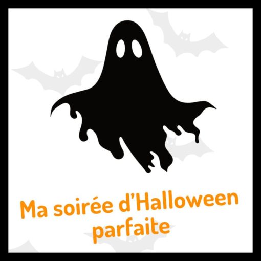 Poster constructions verbales soirée d'Halloween