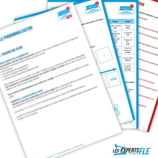 Fiche de grammaire : double pronominalisation B1