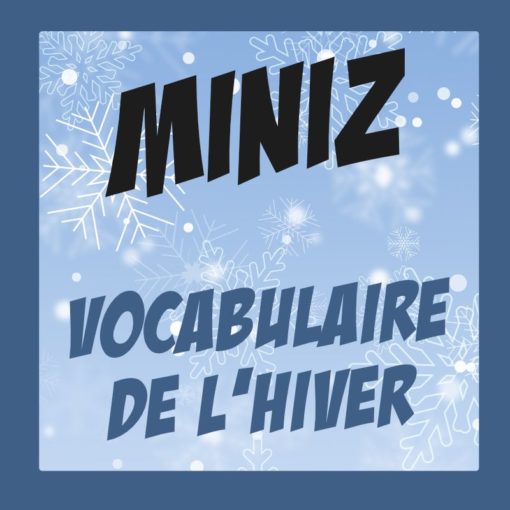 Deux posters pour travailler le vocabulaire de l'hiver - A1/A2