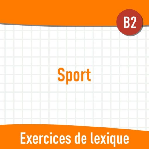 Sport (B2) : exercices de vocabulaire en PDF