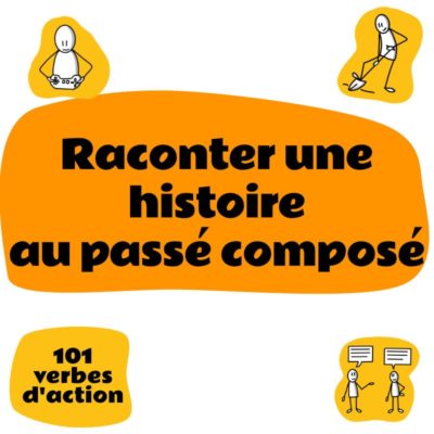 Activité pour raconter une histoire au passé composé (A2)