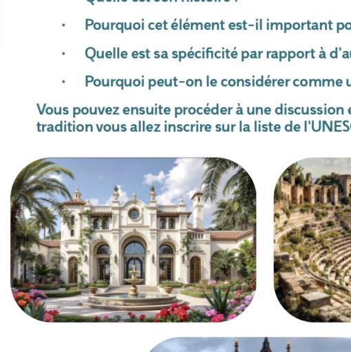 Pack de conversation musées et patrimoine FLE B1 B2