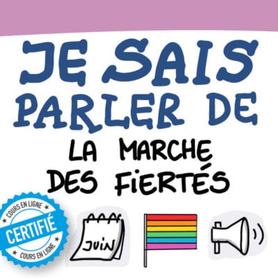 Sketchnote : Je sais parler de la marche des fiertés