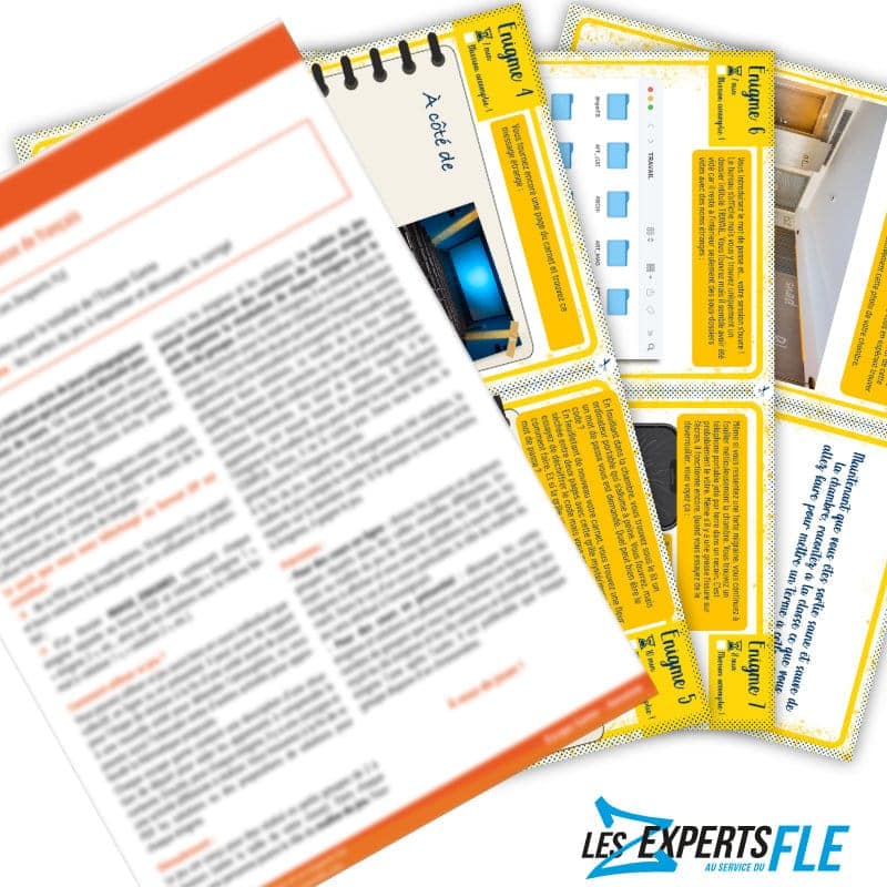 escape game FLE amnésie B1