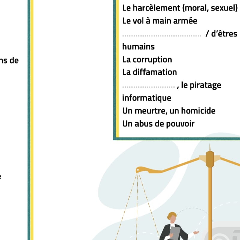 Vocafiche B1 : justice – Image 5