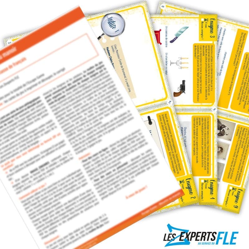 escape game FLE meurtre B1 B2