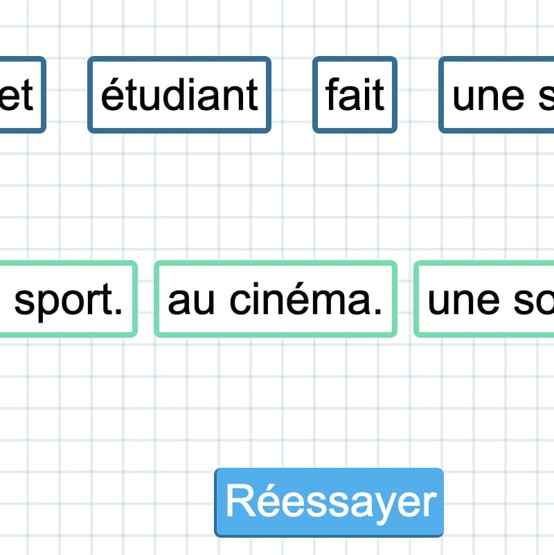 activités numériques FLE syntaxe