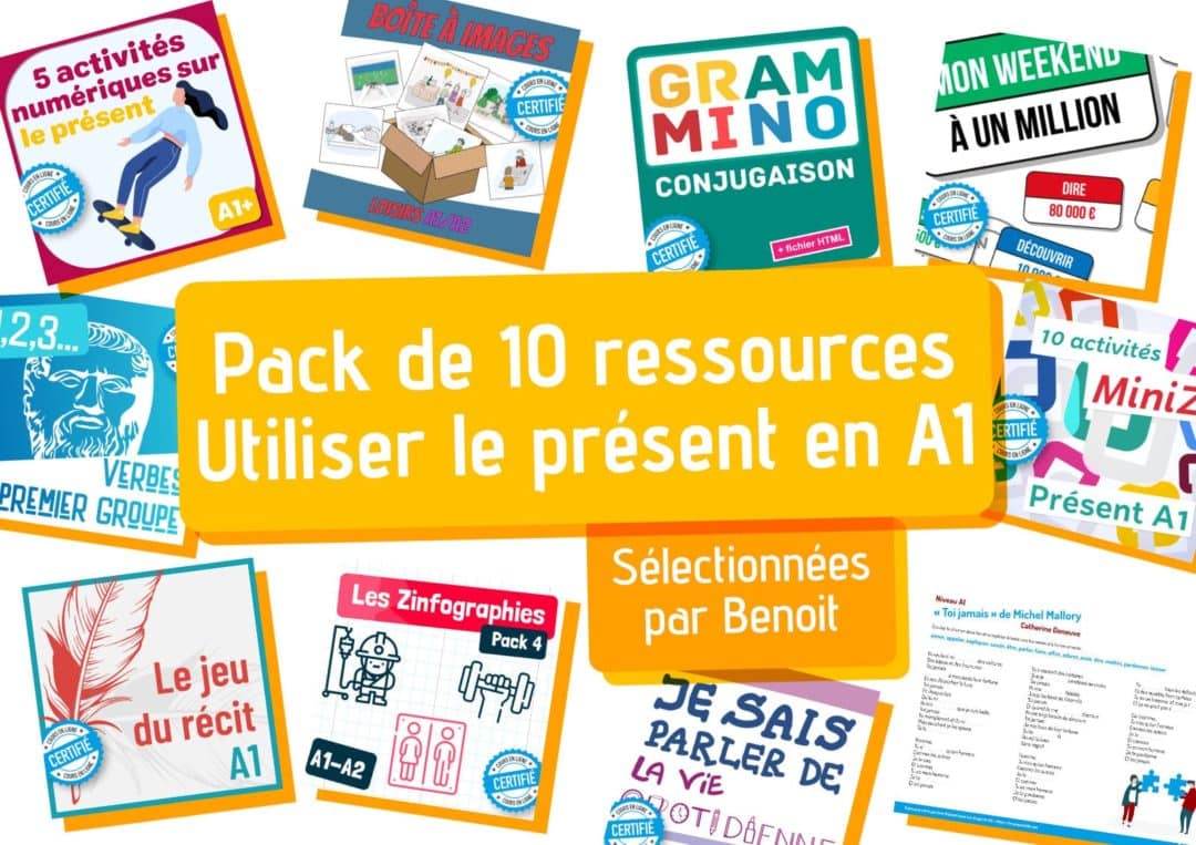 10 activités FLE pour utiliser le présent en A1