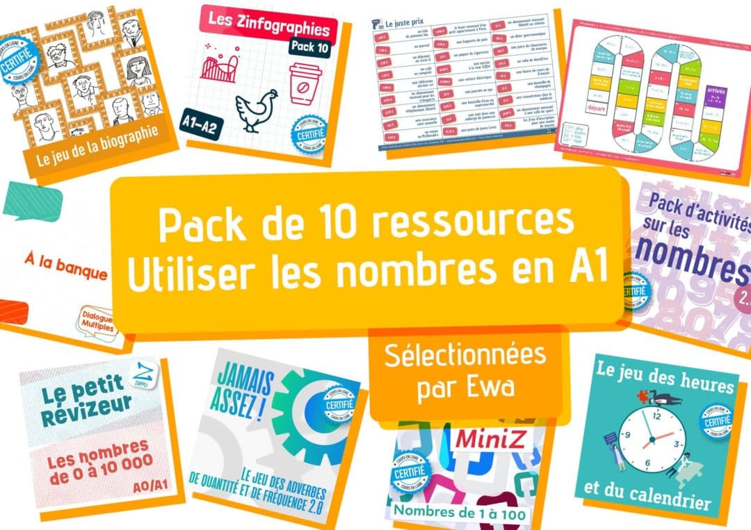 10 activités FLE pour utiliser les nombres en A1