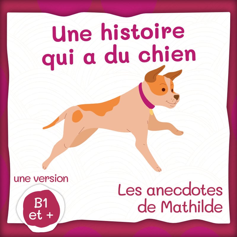 Les anecdotes de Mathilde : une histoire qui a du chien (B1 et +)